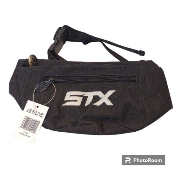 STX (Lacrosse / Field Hockey) Black UNISEX Waist Pack Fanny Pack Adj. Strap NWT - Picture 1 of 3